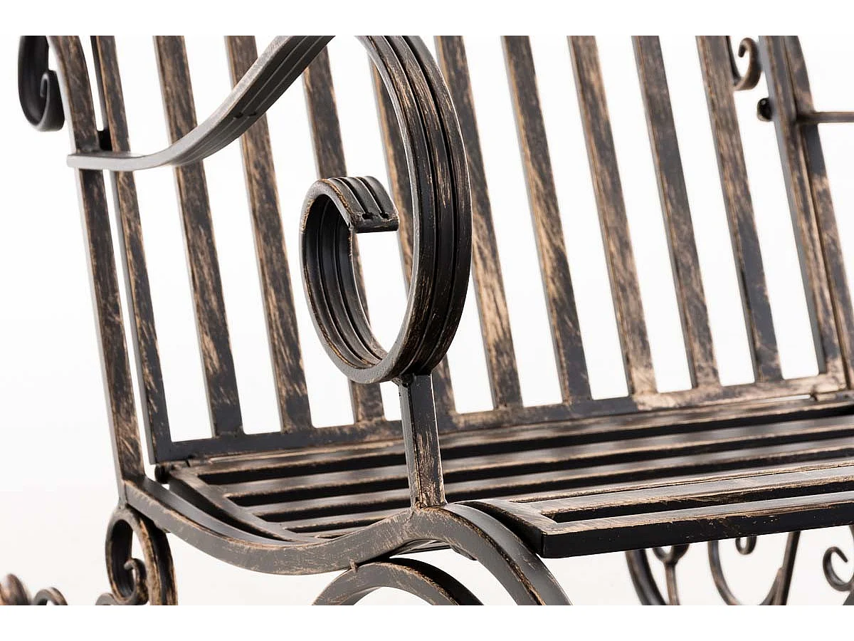 Chaise fauteuil à bascule bronze 56 x 90 x 94 cm MDJ10102