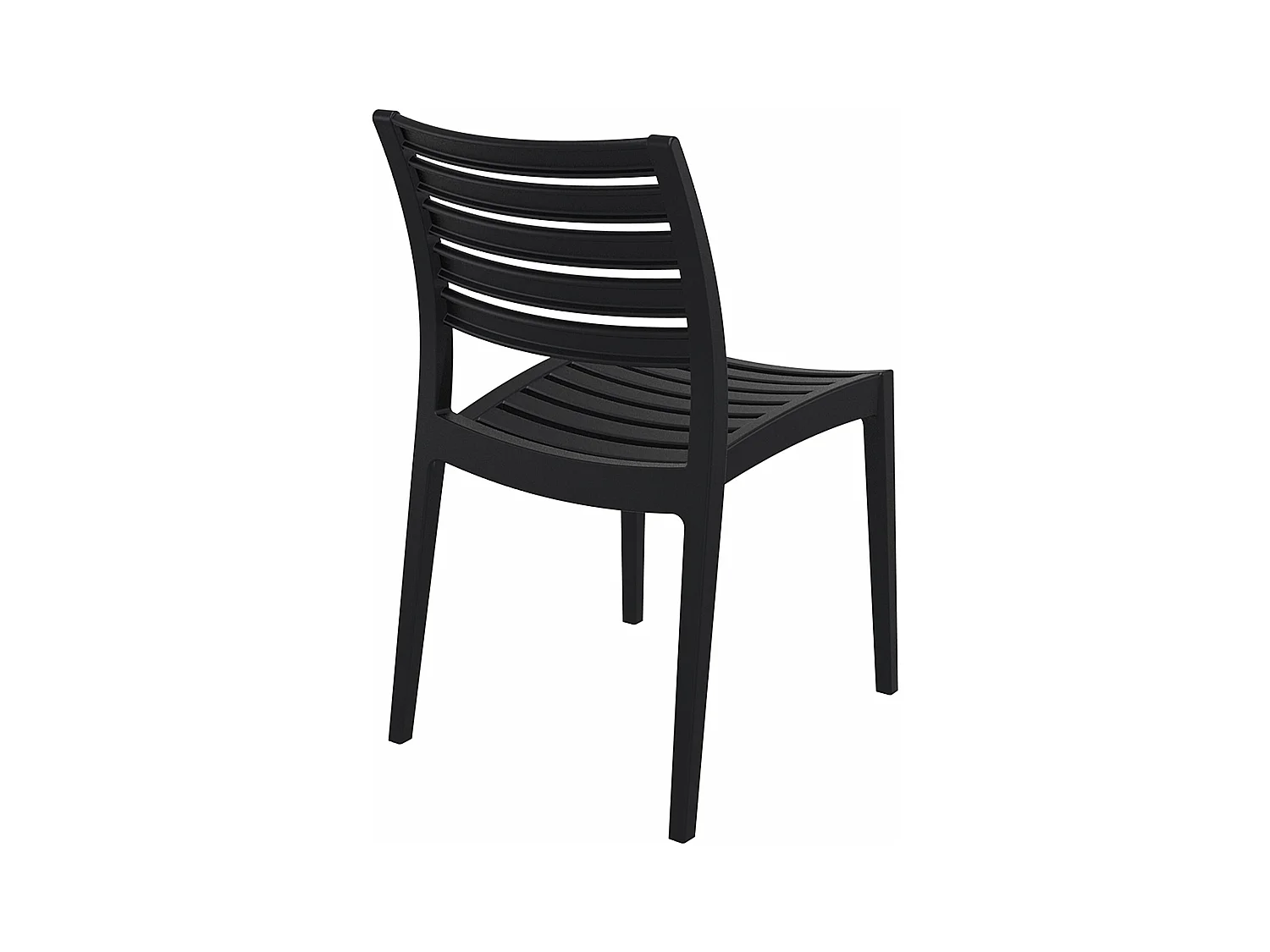 Chaise de jardin en noire 48 x 58 x 82 cm 10_0000027