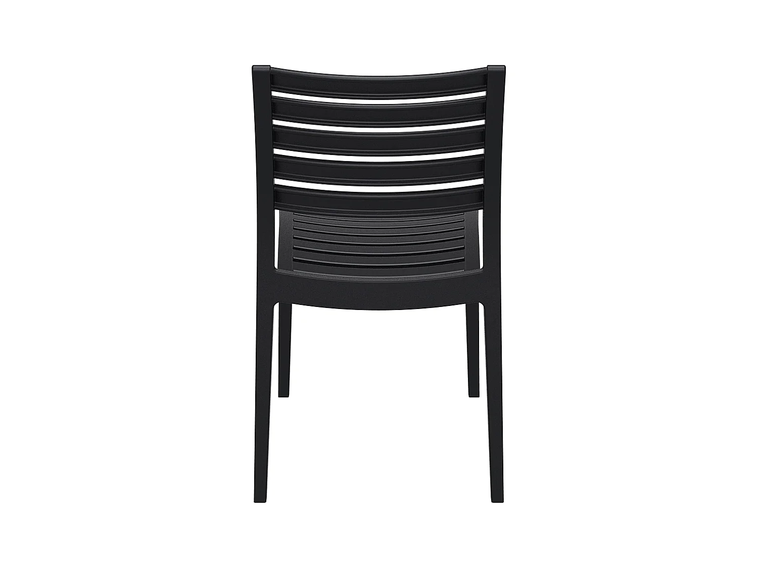 Chaise de jardin en noire 48 x 58 x 82 cm 10_0000027