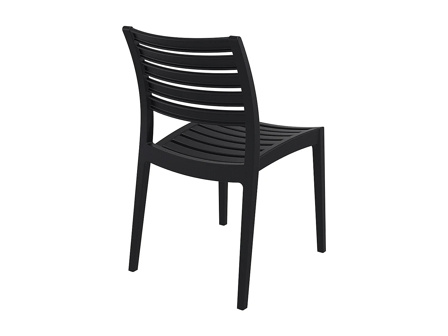 Chaise de jardin en noire 48 x 58 x 82 cm 10_0000027