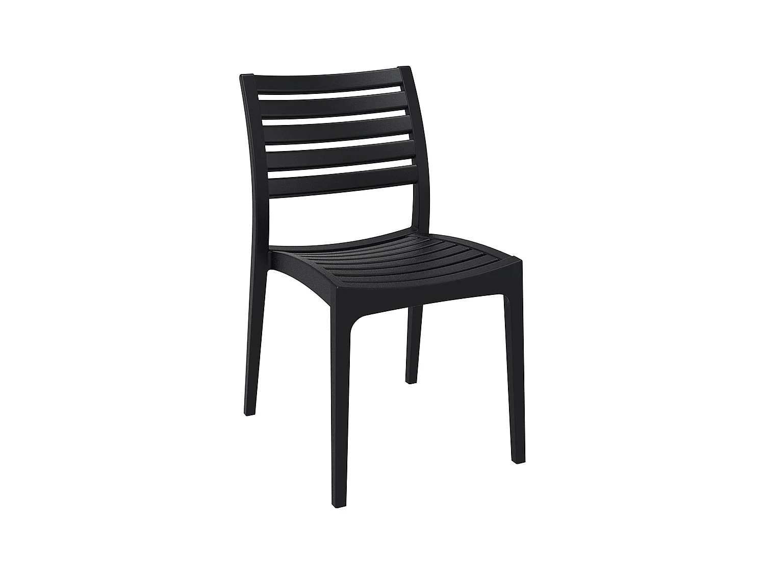 Chaise de jardin en noire 48 x 58 x 82 cm 10_0000027