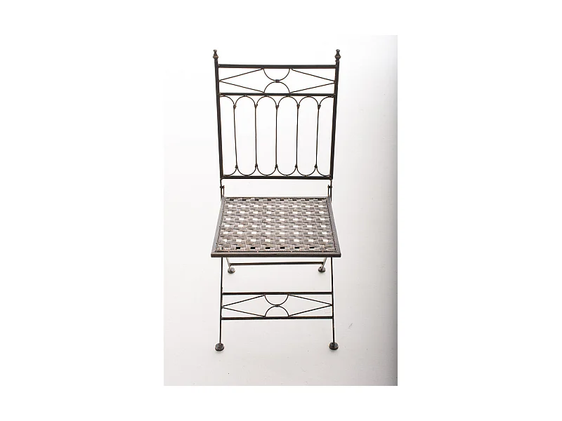 Chaise pliable de jardin bronze 40 x 40 x 95 cm 10_0003864