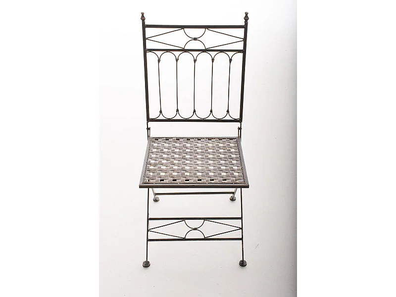 Chaise pliable de jardin bronze 40 x 40 x 95 cm 10_0003864
