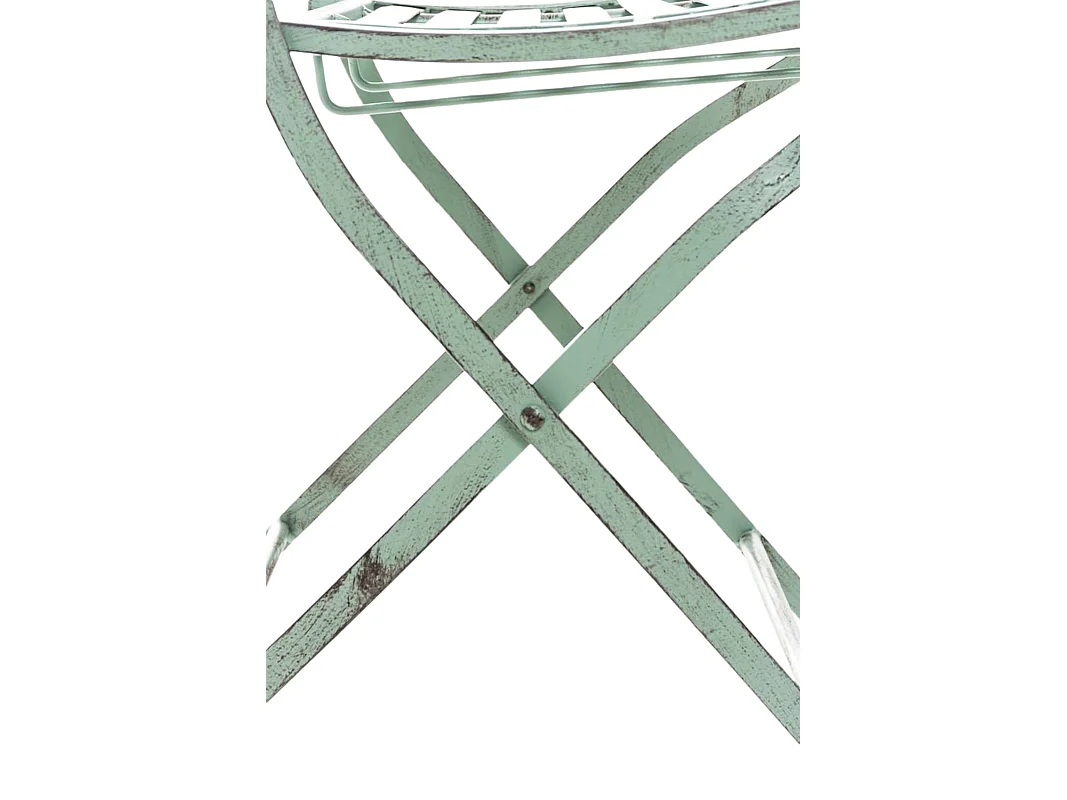 Lot de 2 chaises métal argentée 42 x 49 x 91.5 cm 10_0002875