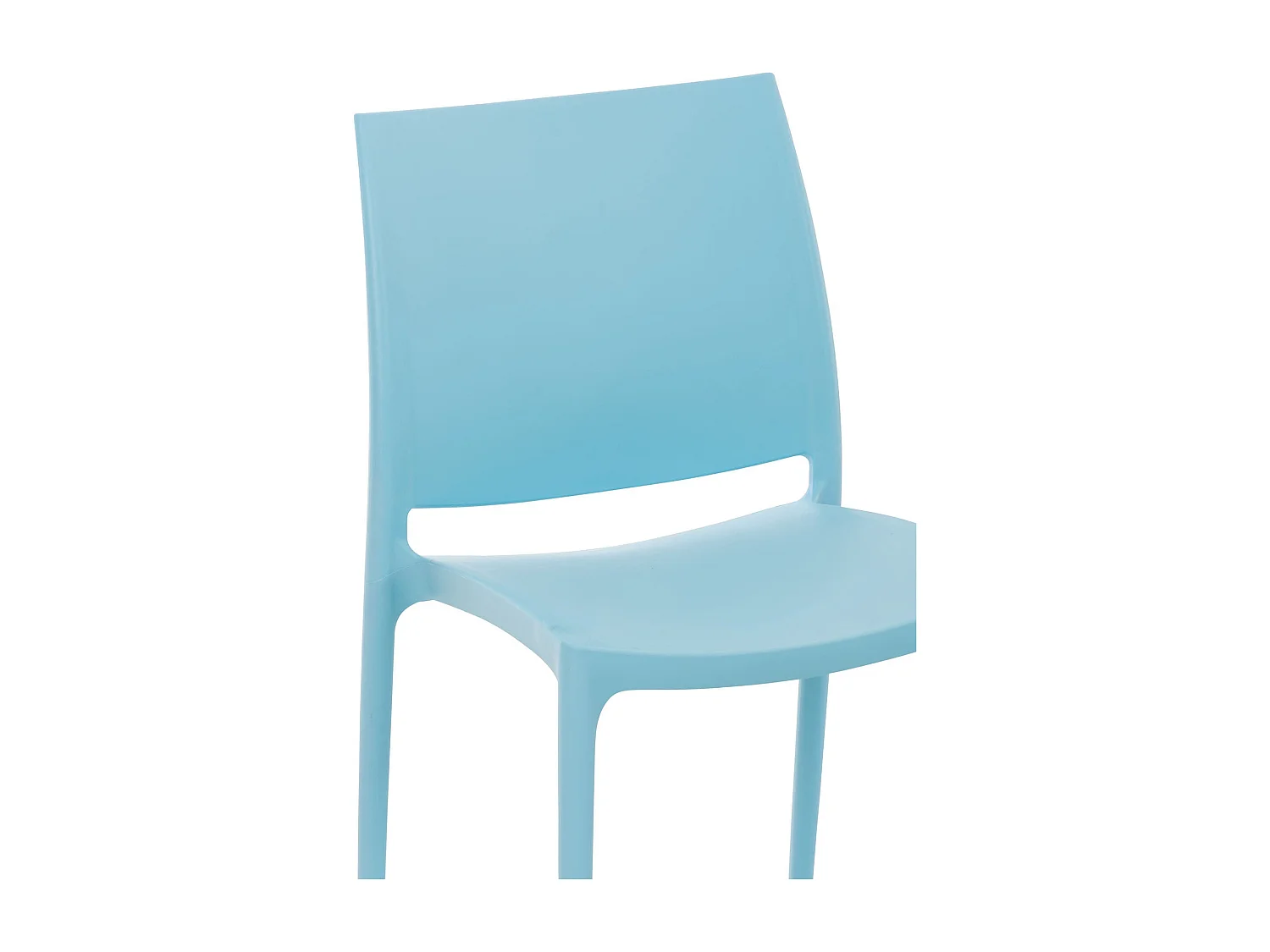 Chaise de jardin en bleue 44 x 50 x 81 cm 10_0000869