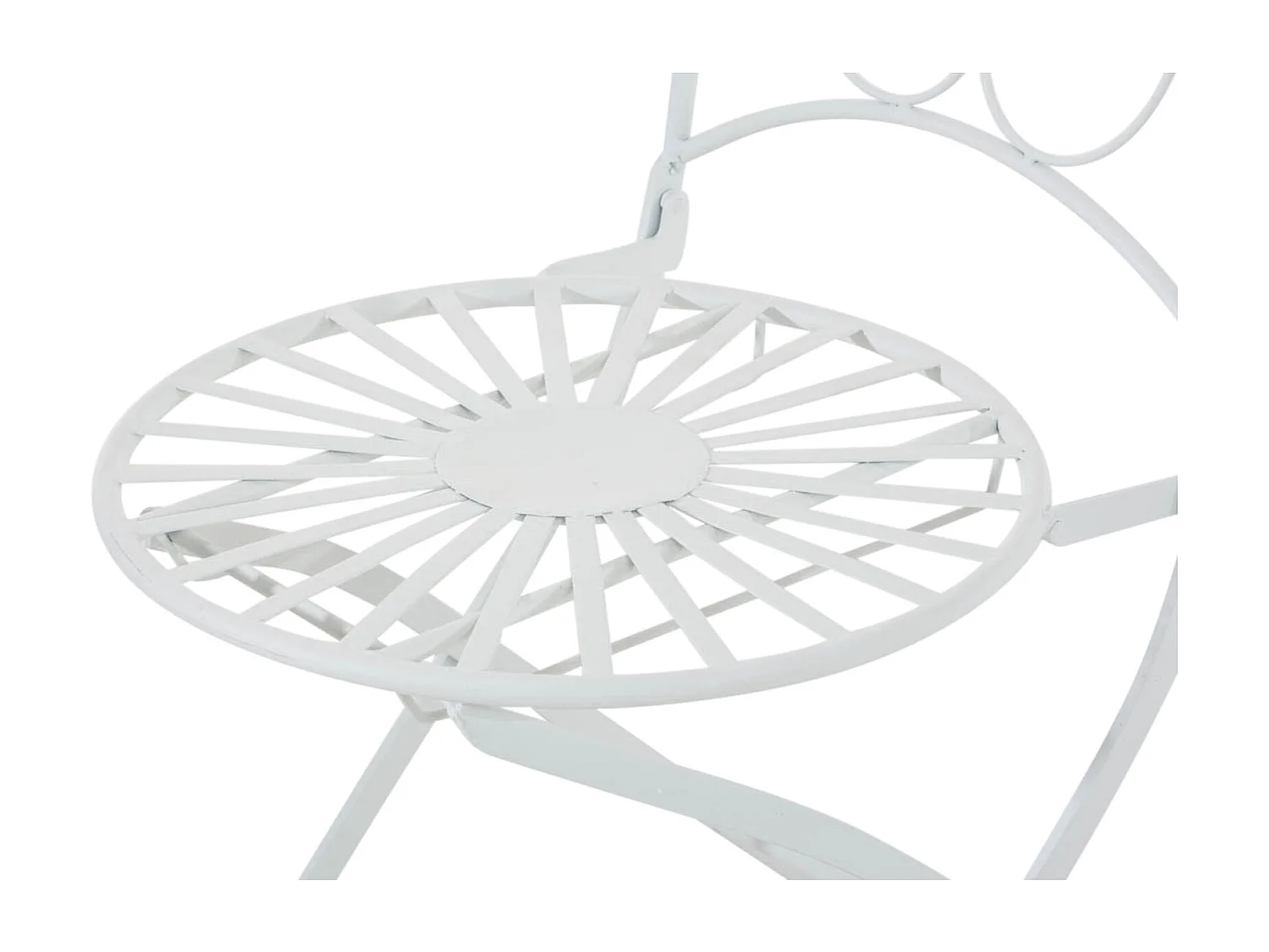 Lot de 2 chaises blanche 40 x 50 x 92 cm 10_0002863