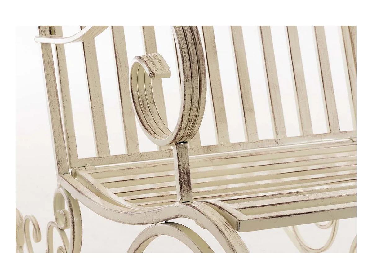 Chaise fauteuil à bascule crème 56 x 90 x 94 cm MDJ10103