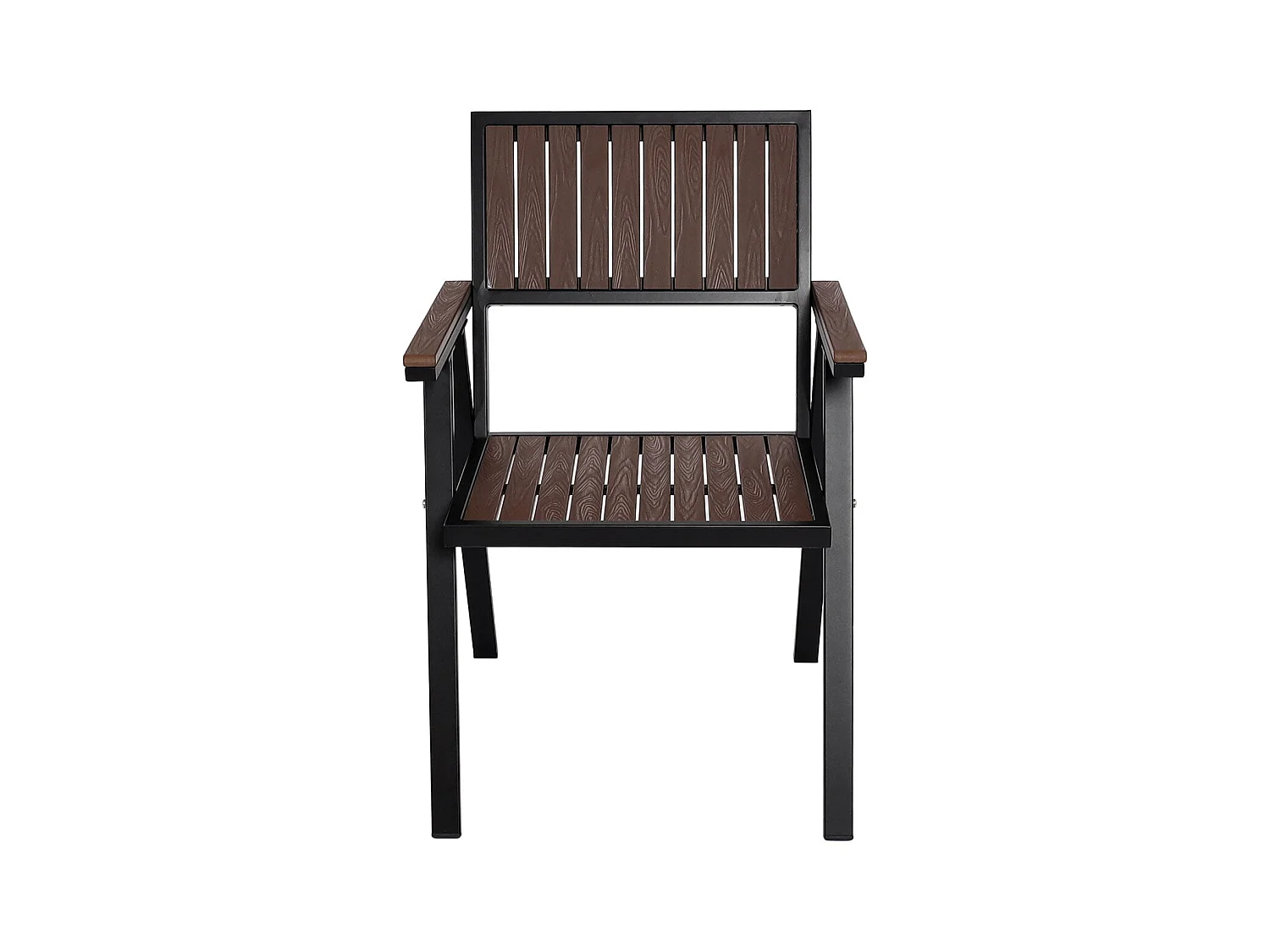 Lot de 2 chaises bois marron 70 x 12 x 80 cm 04_0007304