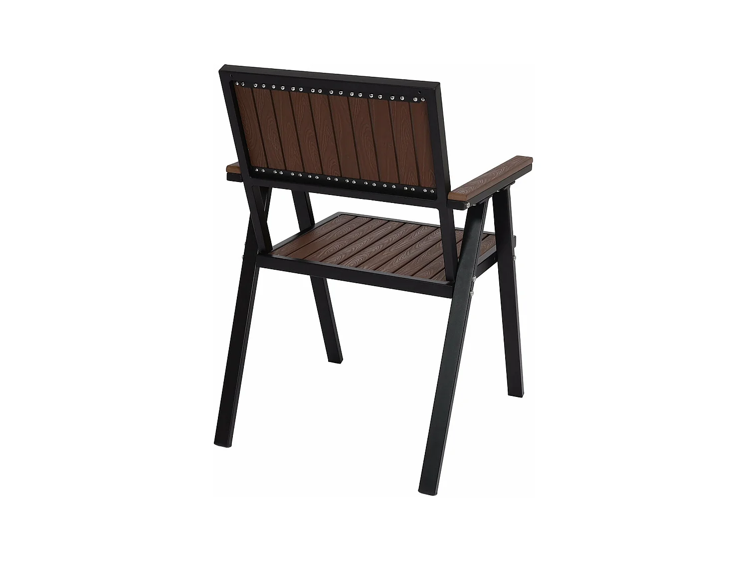 Lot de 2 chaises bois marron 70 x 12 x 80 cm 04_0007304