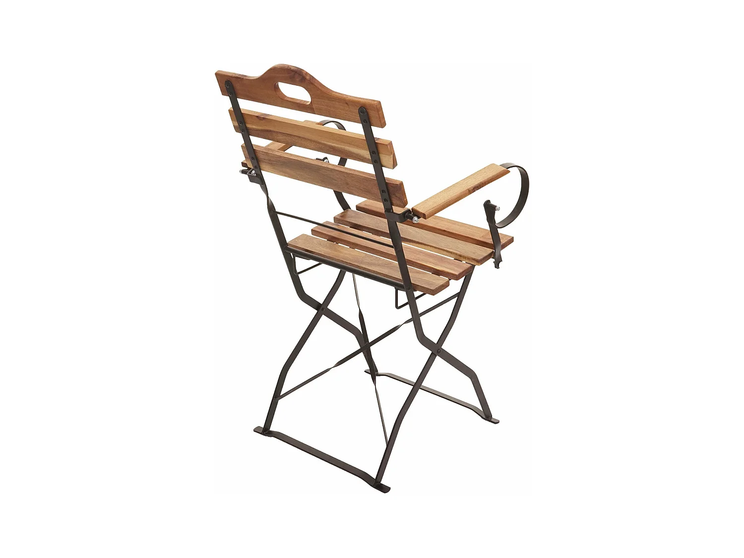 Lot de 2 chaises bois marron 55 x 49 x 88 cm 04_0001955