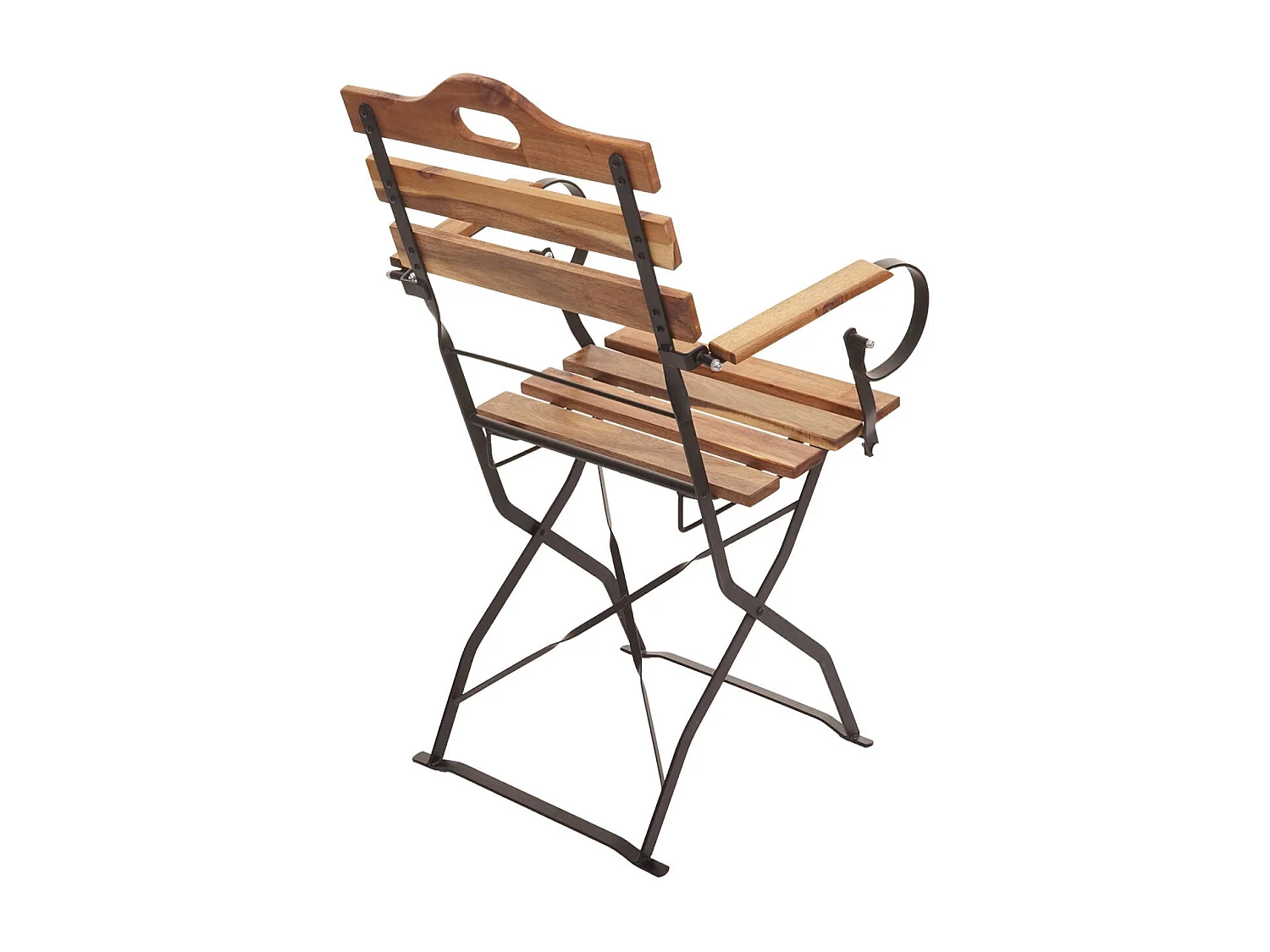 Lot de 2 chaises bois marron 55 x 49 x 88 cm 04_0001955