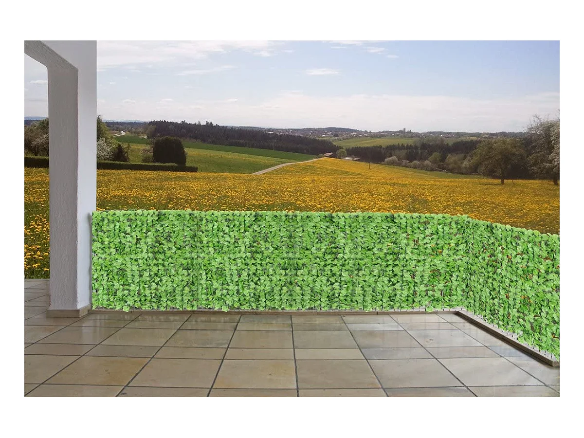 Brise-vue clôture haie artificielle 300 x 300 x 150 cm 04_0001089