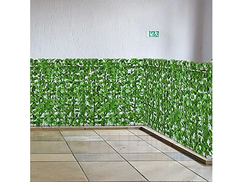 Brise-vue clôture haie artificielle 300 x 300 x 100 cm 04_0001074