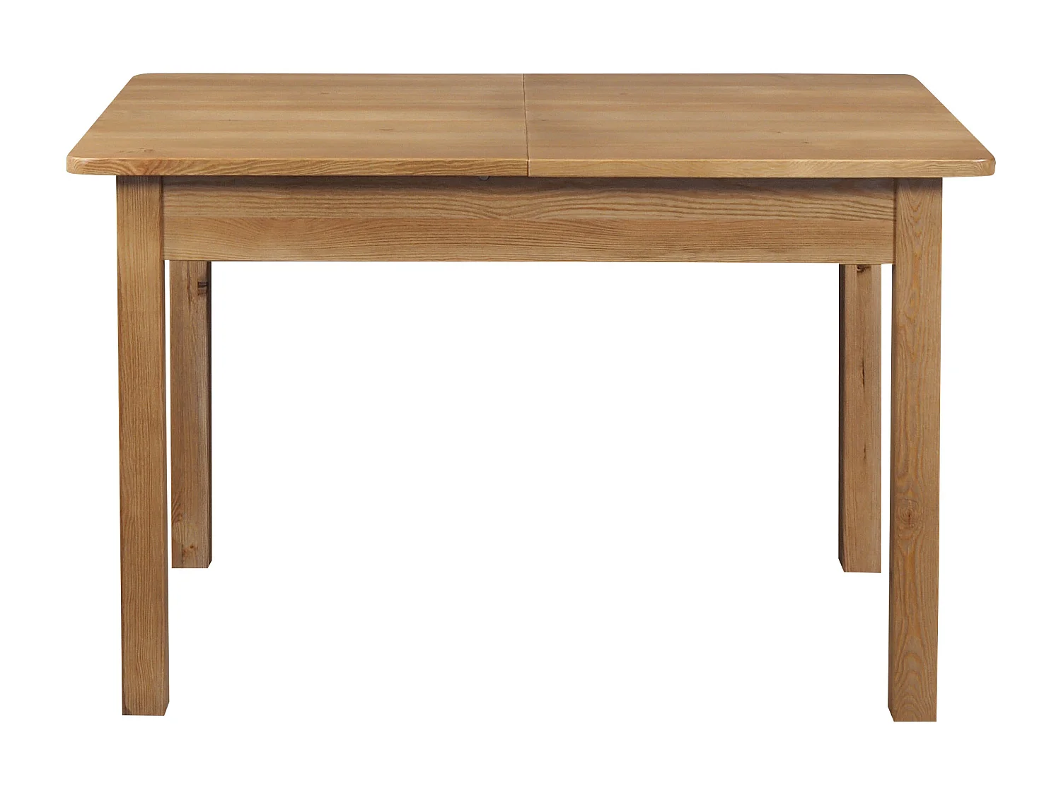 Stół rozkładany 120 / 168 x 75 cm drewniany, kolor dębowy