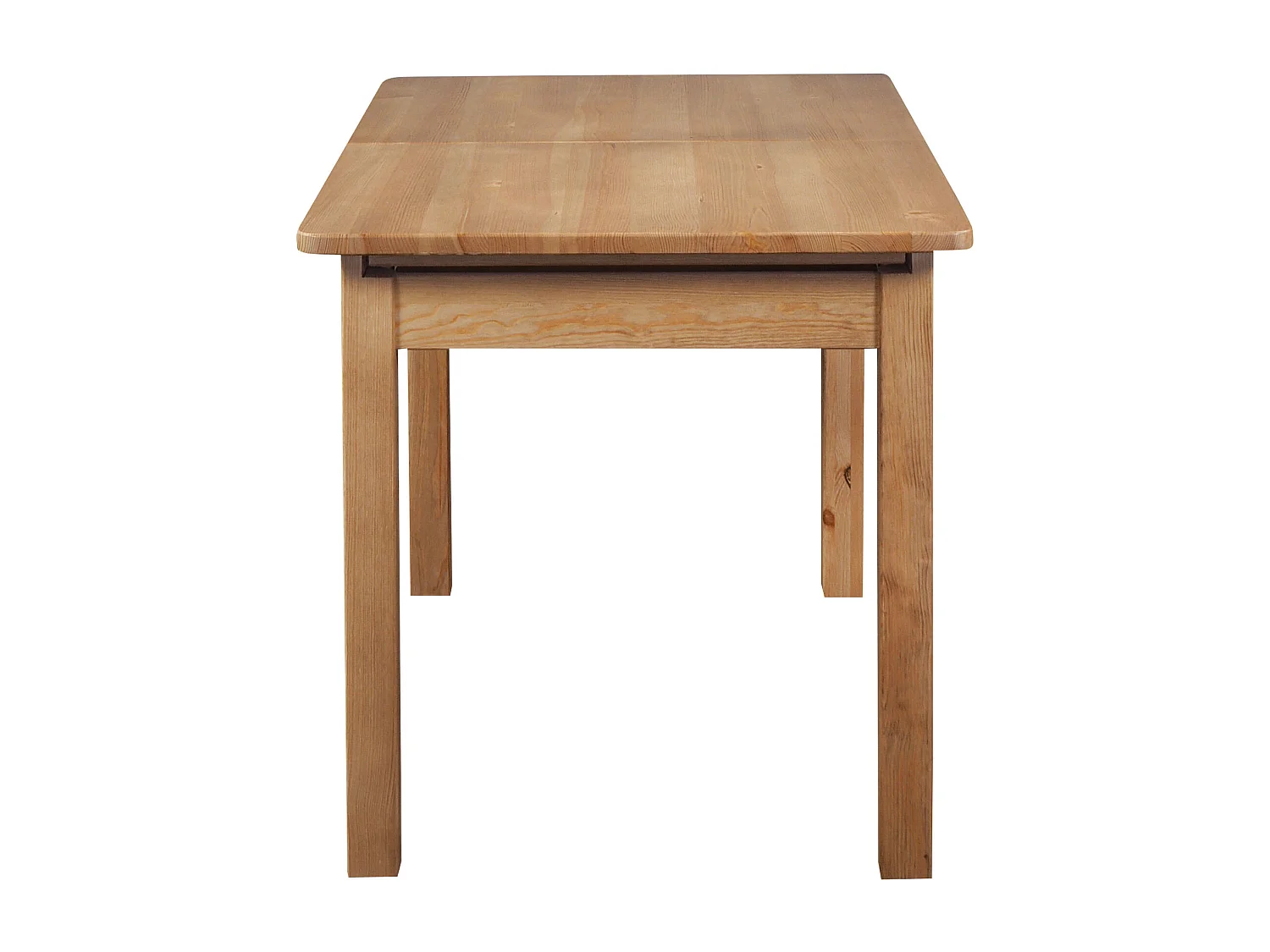 Stół rozkładany 120 / 168 x 75 cm drewniany, kolor dębowy