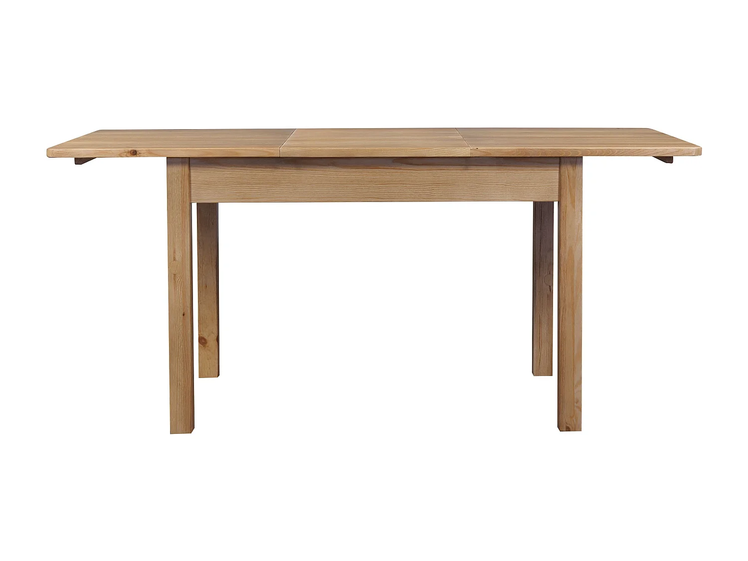 Stół rozkładany 120 / 168 x 75 cm drewniany, kolor dębowy