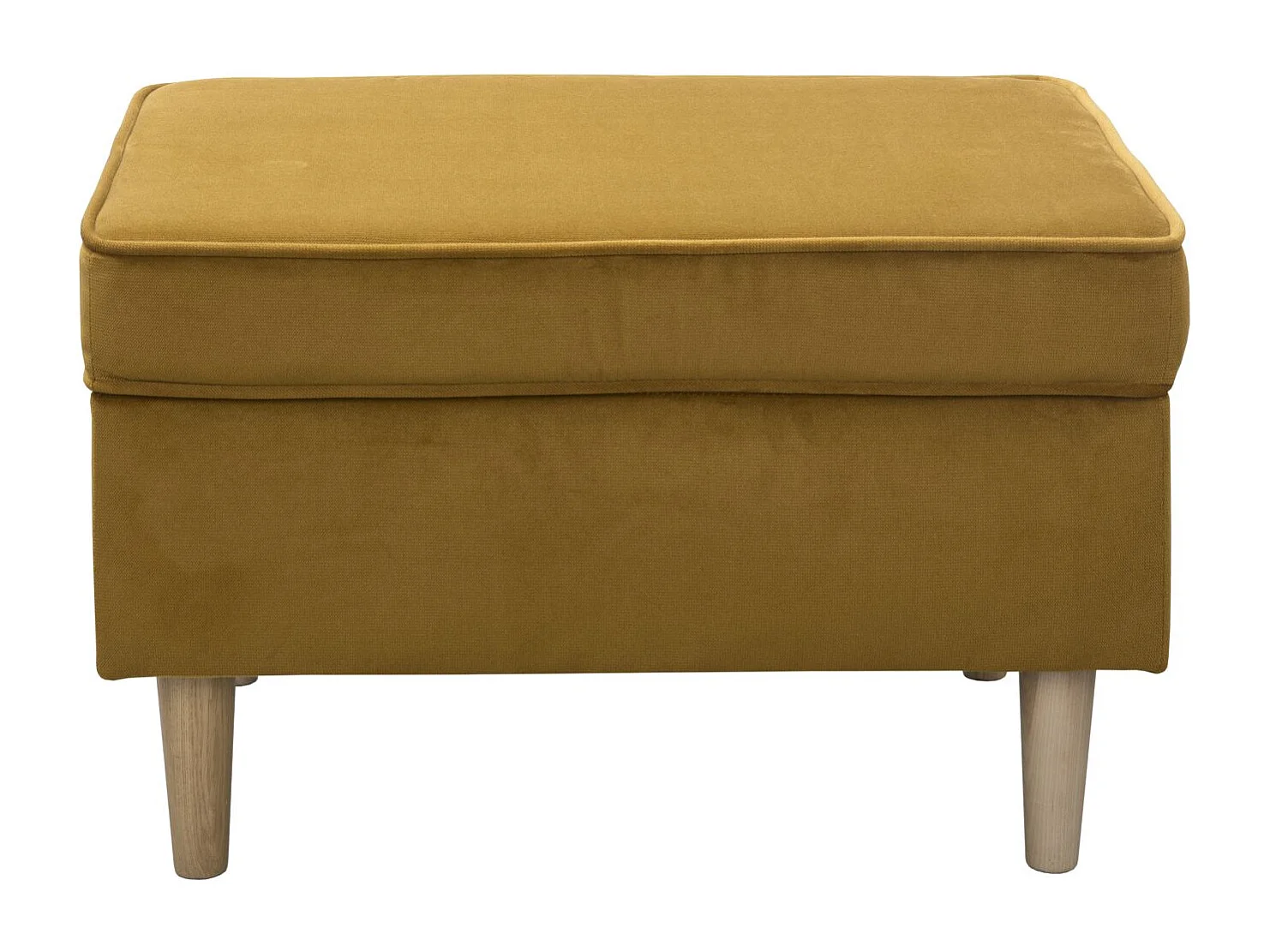 Hocker Teramo IV Fußhocker Wohnzimmer Schlafzimmer, gelb