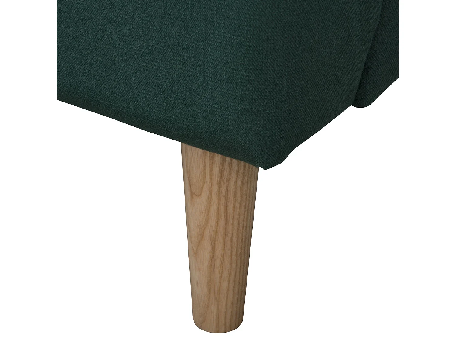 Hocker Teramo IV Fußhocker Schlafzimmer Wohnzimmer, grün