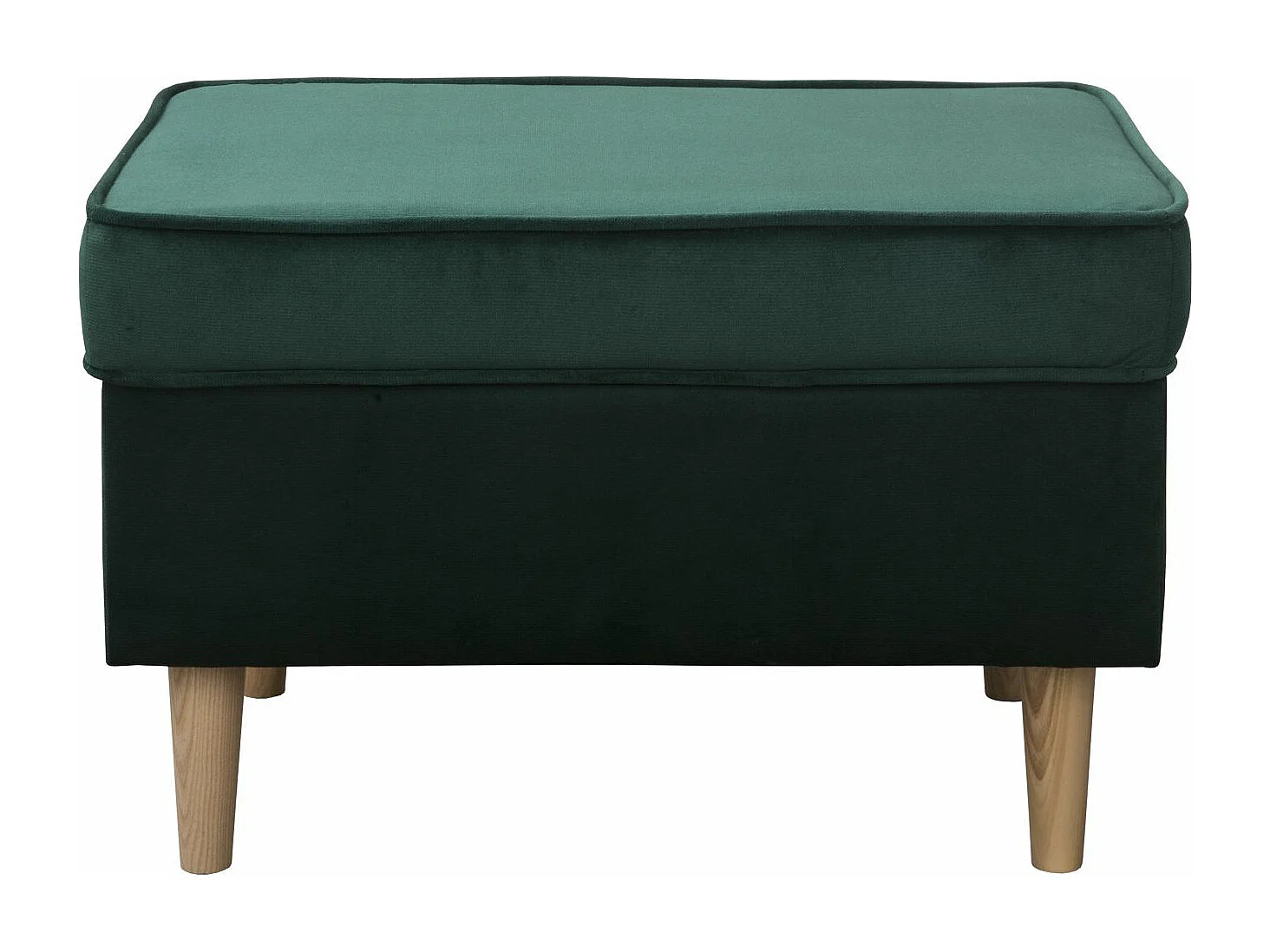 Hocker Teramo IV Fußhocker Schlafzimmer Wohnzimmer, grün