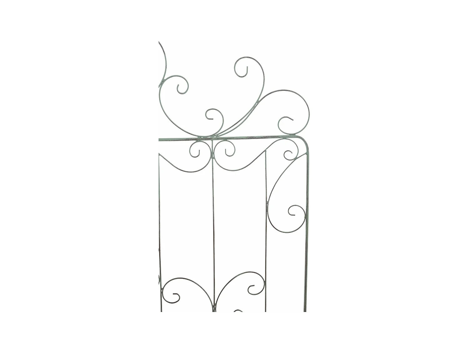 Lot de 2 treillis métal argentée 99 x 1 x 133 cm 10_0003839