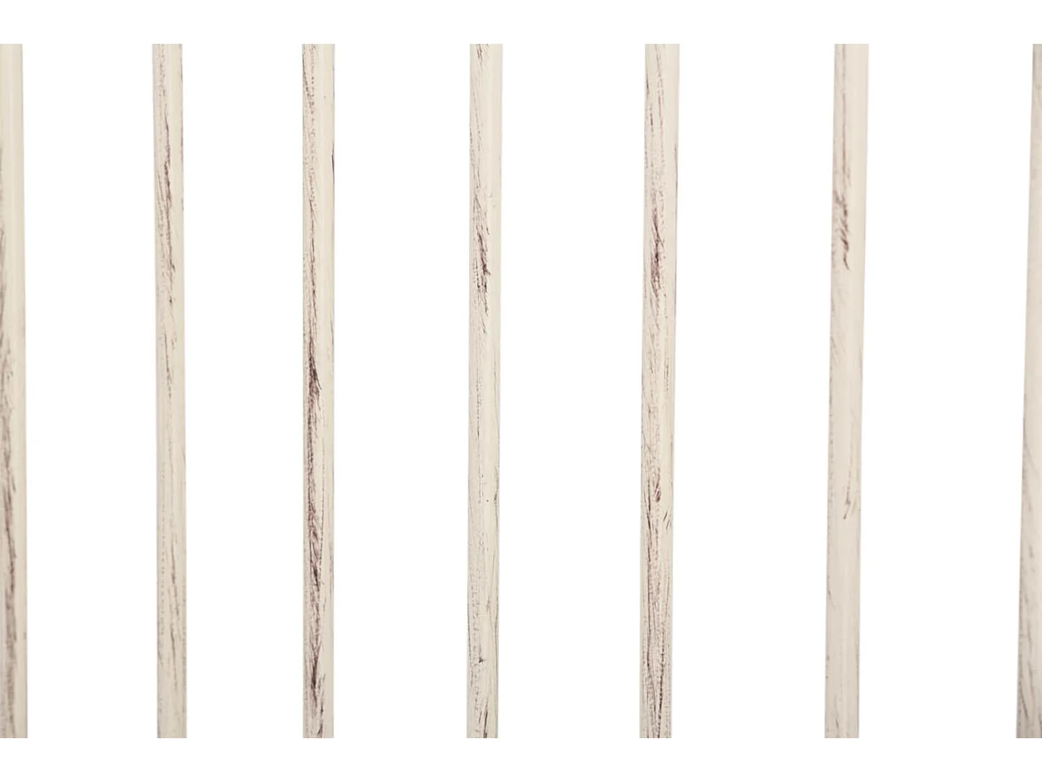 Lot de 2 treillis métal crème 50 x 0.7 x 100 cm 10_0003835