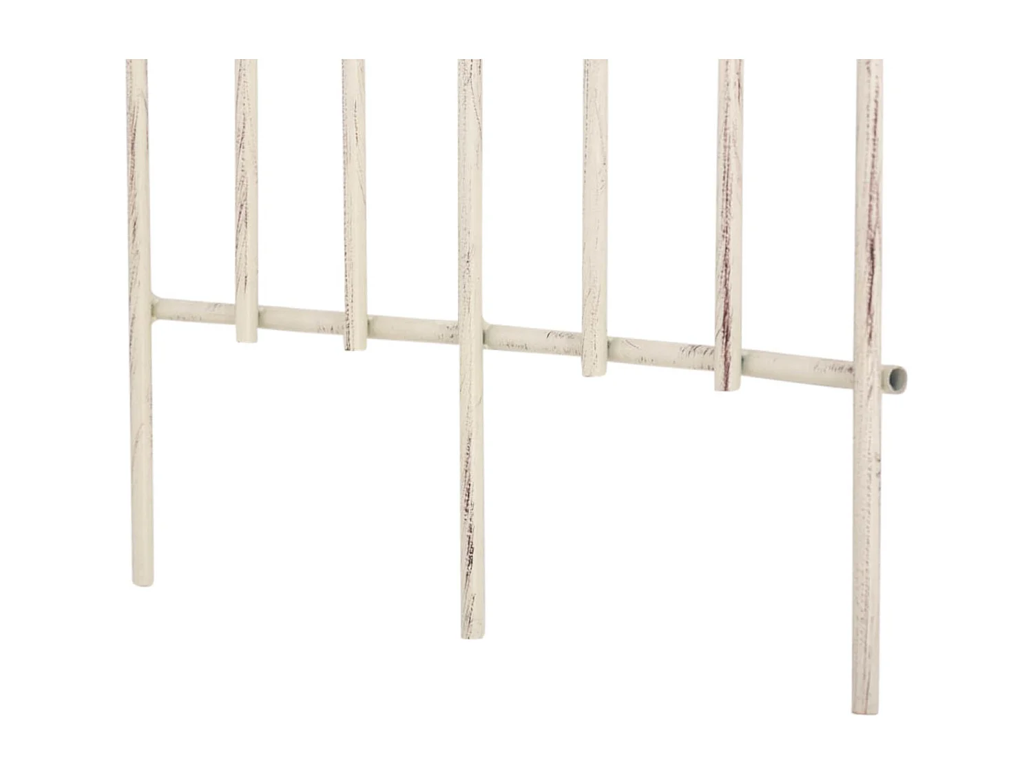 Lot de 2 treillis métal crème 50 x 0.7 x 100 cm 10_0003835