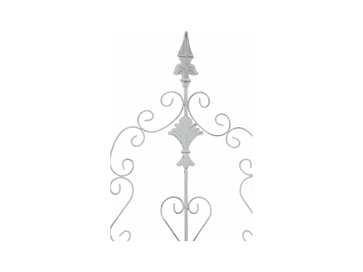 Lot de 2 treillis métal blanche 35 x 1 x 122 cm 10_0003826