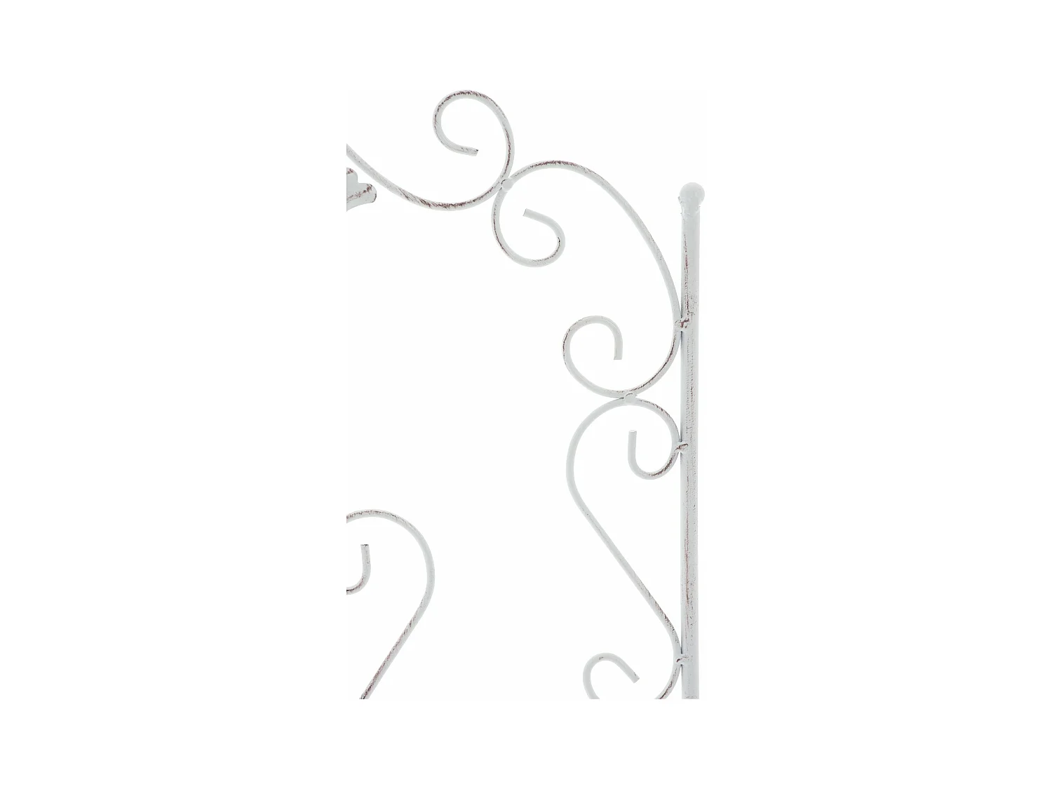 Lot de 2 treillis métal blanche 35 x 1 x 122 cm 10_0003826