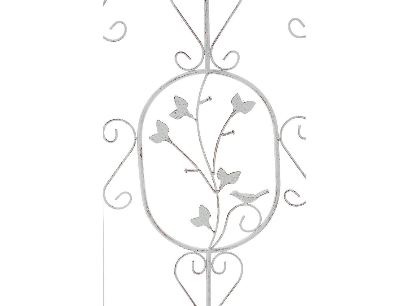 Lot de 2 treillis métal blanche 35 x 1 x 122 cm 10_0003826