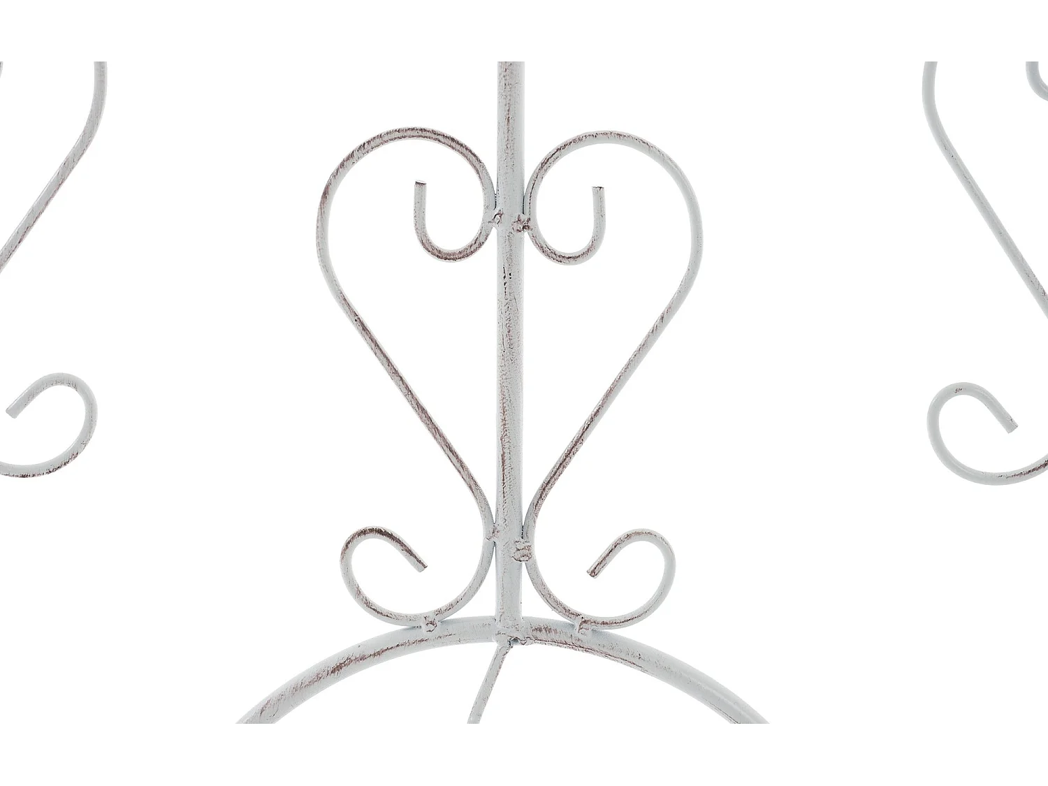 Lot de 2 treillis métal blanche 35 x 1 x 122 cm 10_0003826