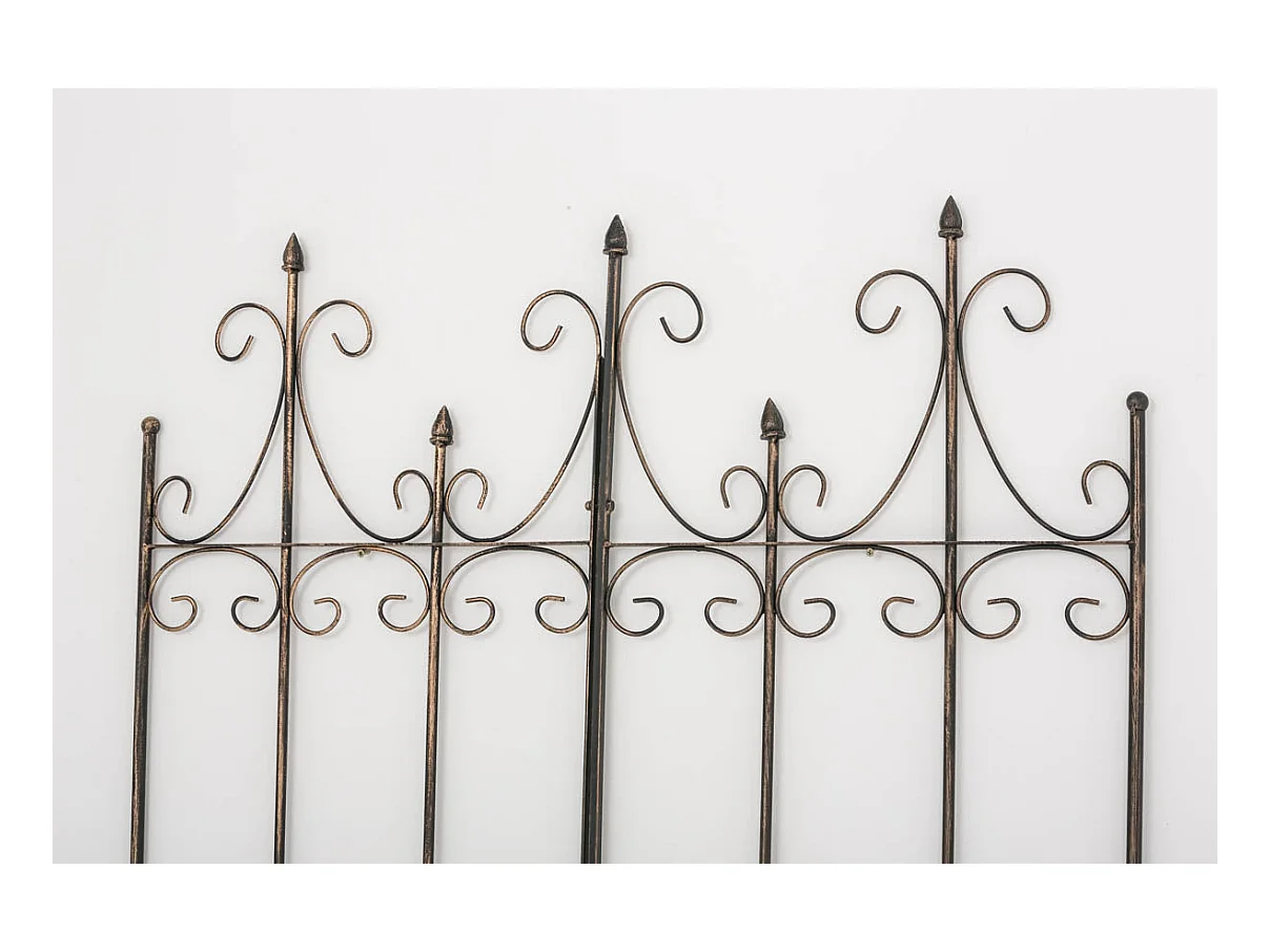 Treillis de jardin support métal bronze 100 x 1.5 x 150 cm 10_0003880