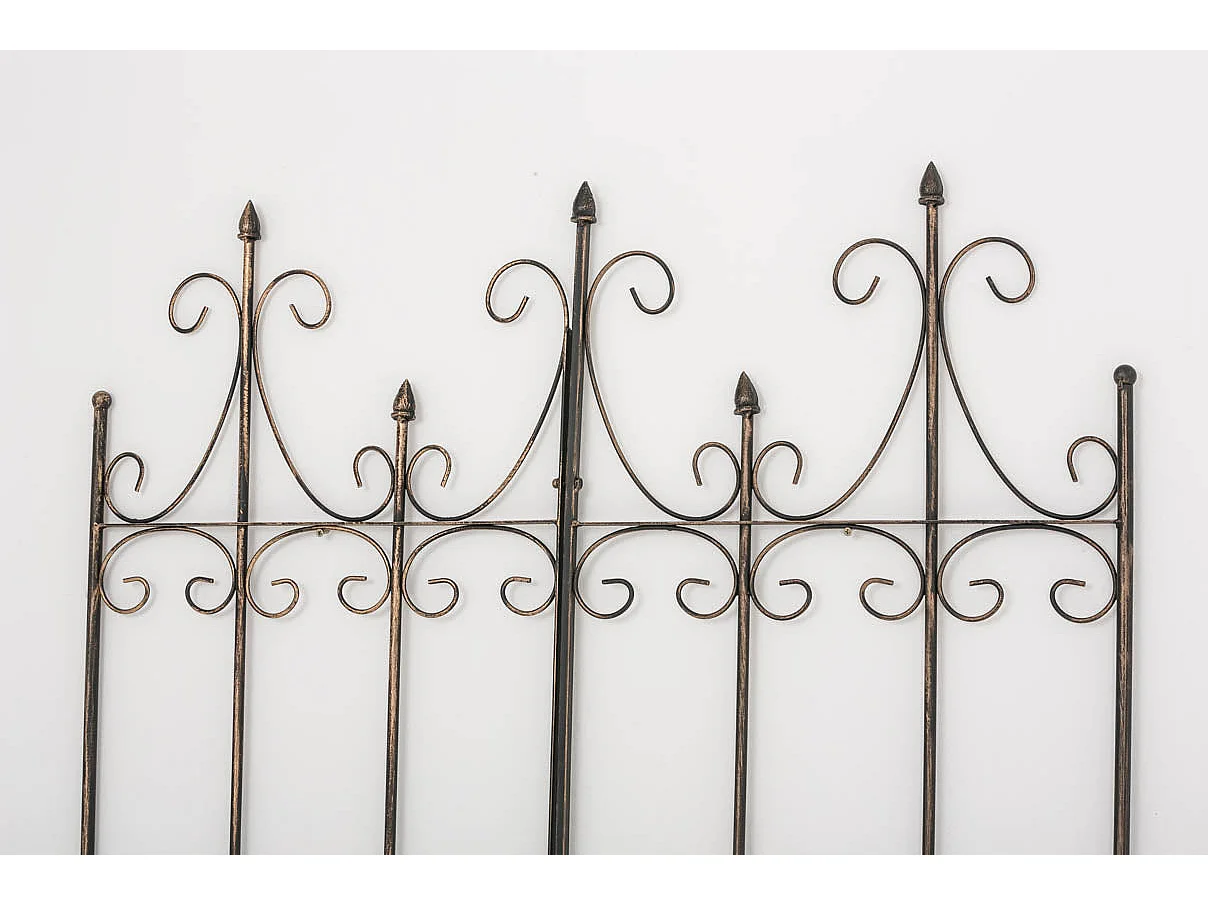 Treillis de jardin support métal bronze 100 x 1.5 x 150 cm 10_0003880