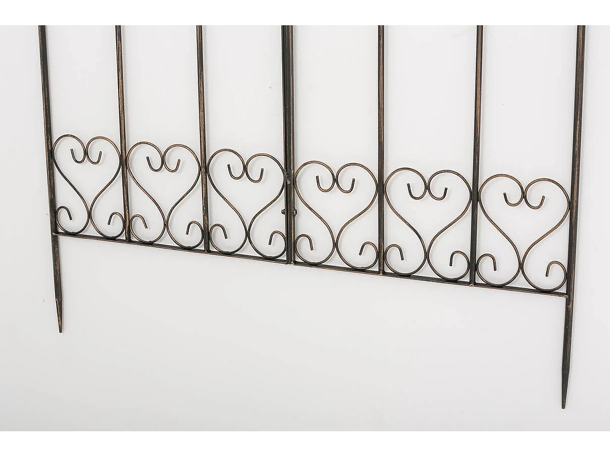 Treillis de jardin support métal bronze 100 x 1.5 x 150 cm 10_0003880