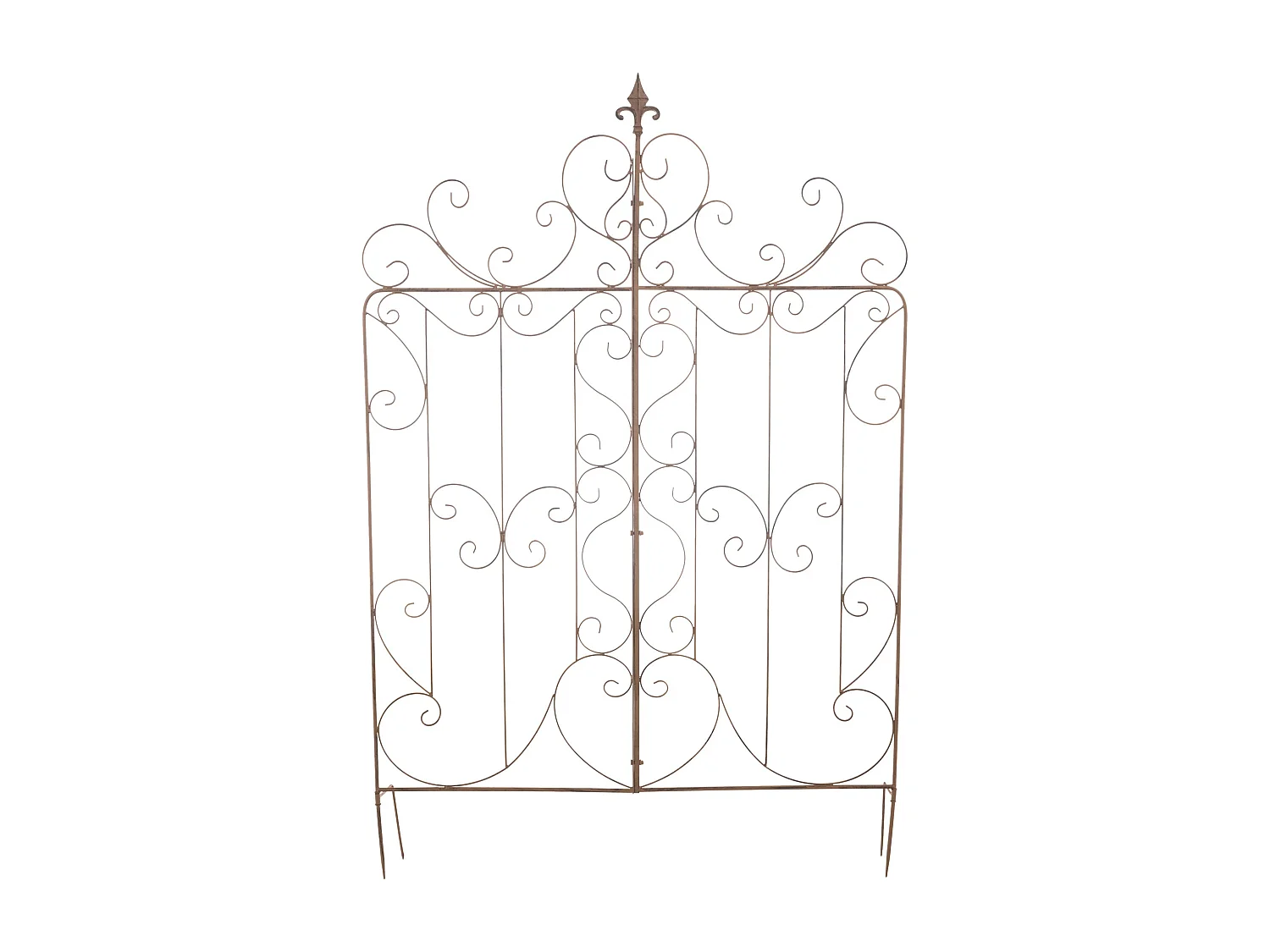 Treillis décoration de jardin métal marron 99 x 1 x 133 cm 10_0003888