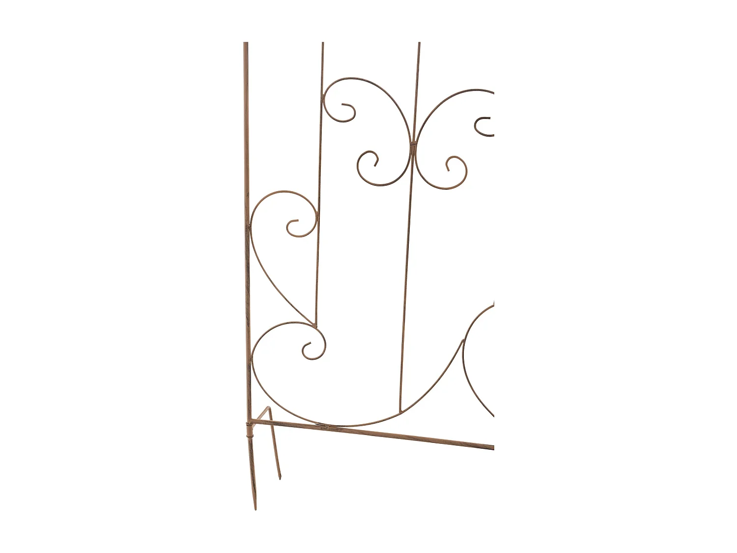 Treillis décoration de jardin métal marron 99 x 1 x 133 cm 10_0003888