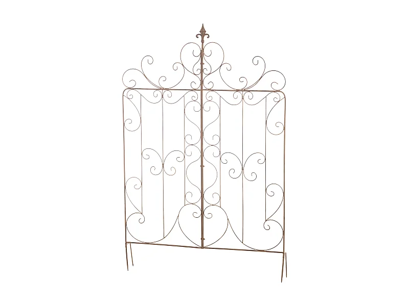 Treillis décoration de jardin métal marron 99 x 1 x 133 cm 10_0003888