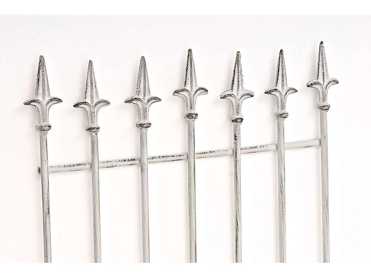 Treillis support pour plantes métal blanche 50 x 0.7 x 100 cm 10_0003872