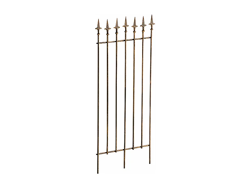 Treillis support pour plantes métal bronze 50 x 0.7 x 100 cm 10_0003874
