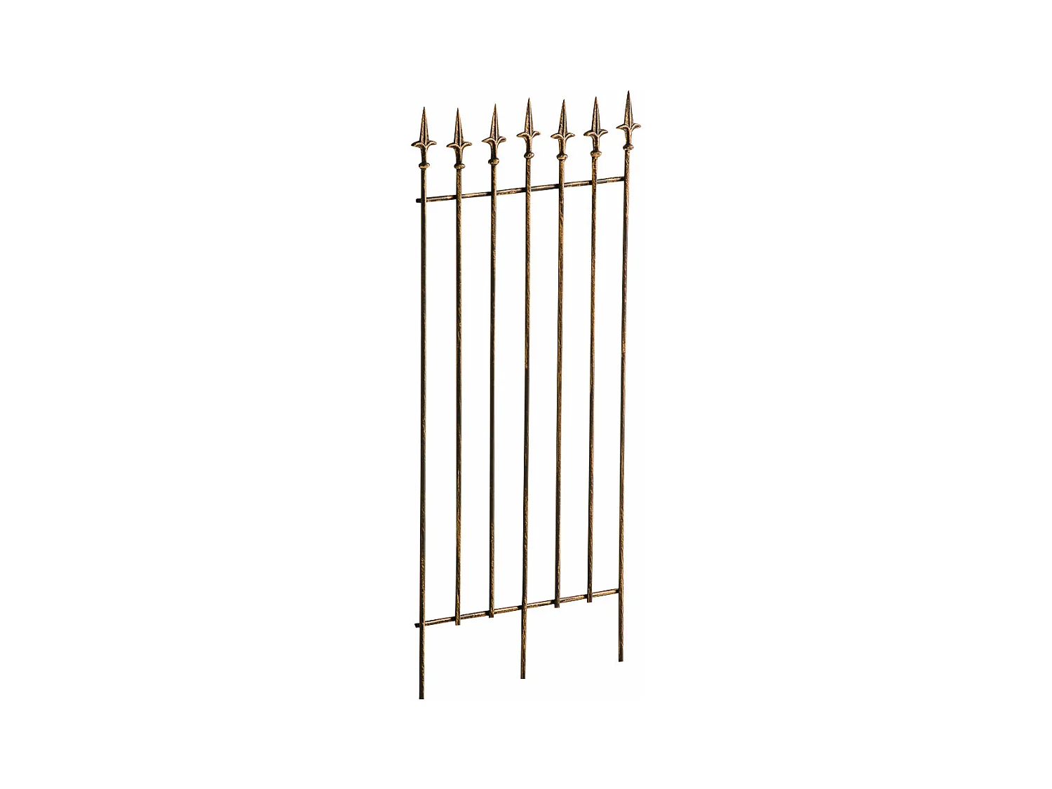 Treillis support pour plantes métal bronze 50 x 0.7 x 100 cm 10_0003874