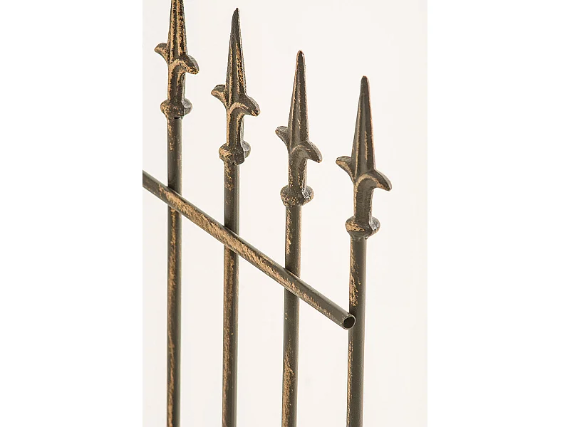 Treillis support pour plantes métal bronze 50 x 0.7 x 100 cm 10_0003874