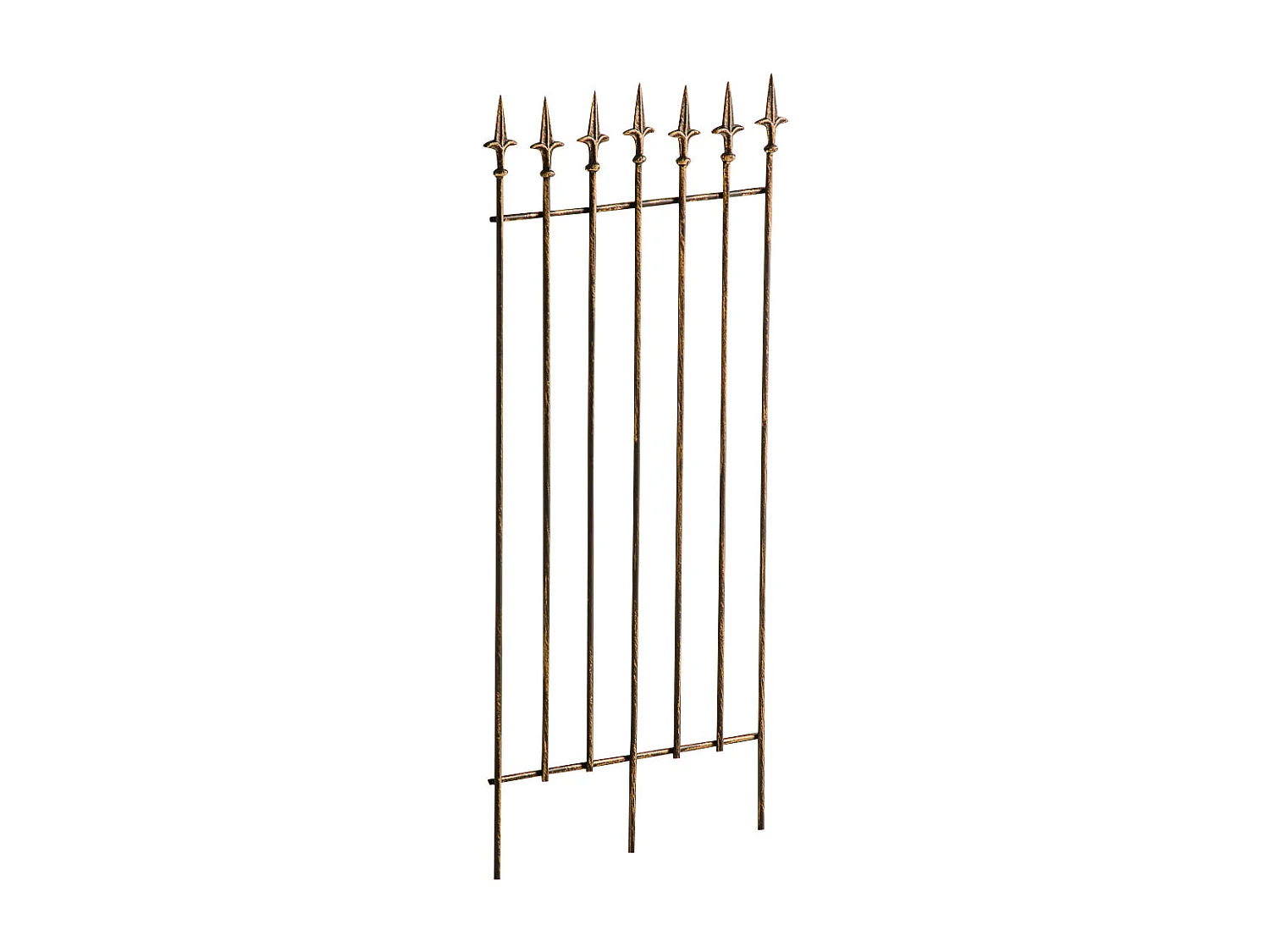 Treillis support pour plantes métal bronze 50 x 0.7 x 100 cm 10_0003874