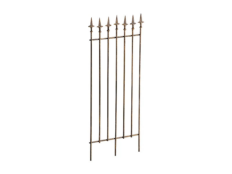 Treillis support pour plantes métal bronze 50 x 0.7 x 100 cm 10_0003874