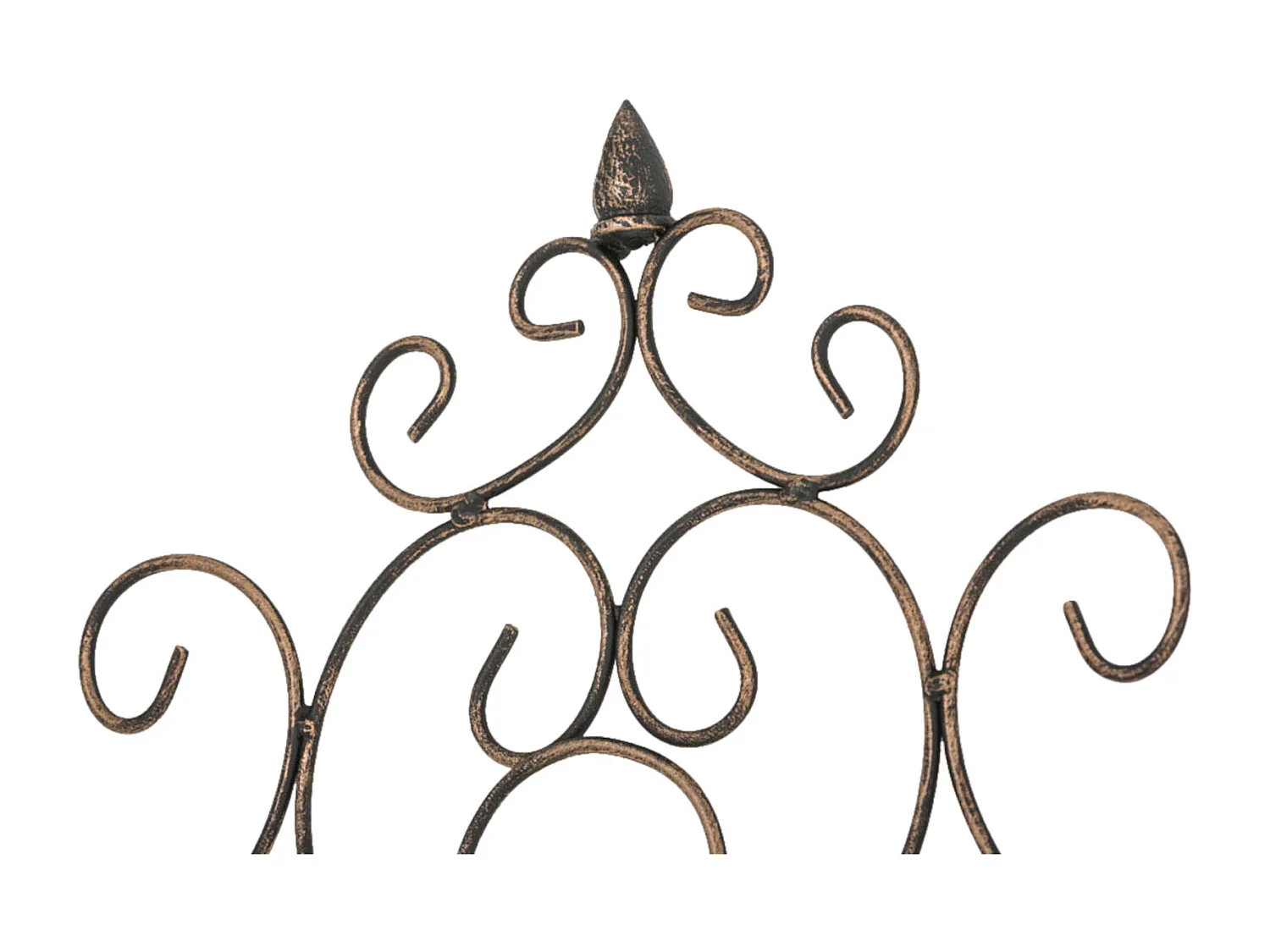 Lot de 2 treillis métal bronze 85.5 x 2 x 170 cm 10_0003844