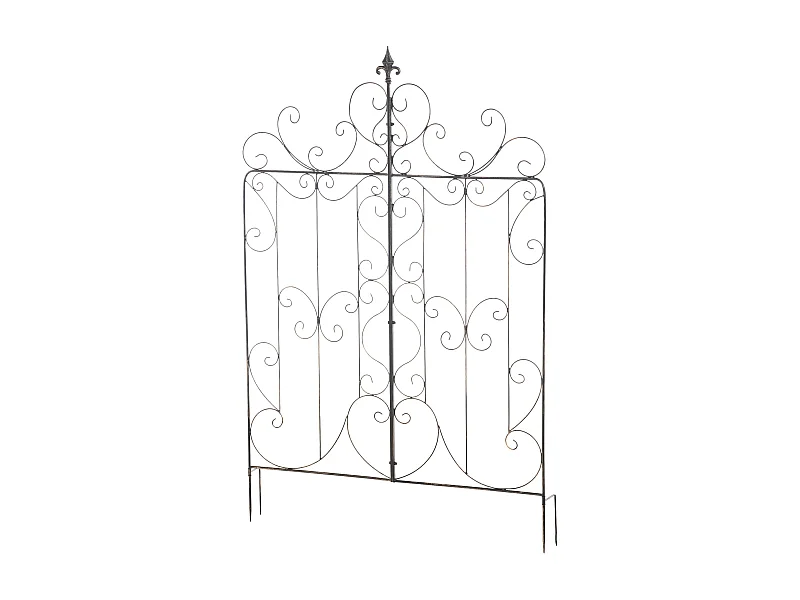 Treillis décoration de jardin métal bronze 99 x 1 x 133 cm 10_0003890