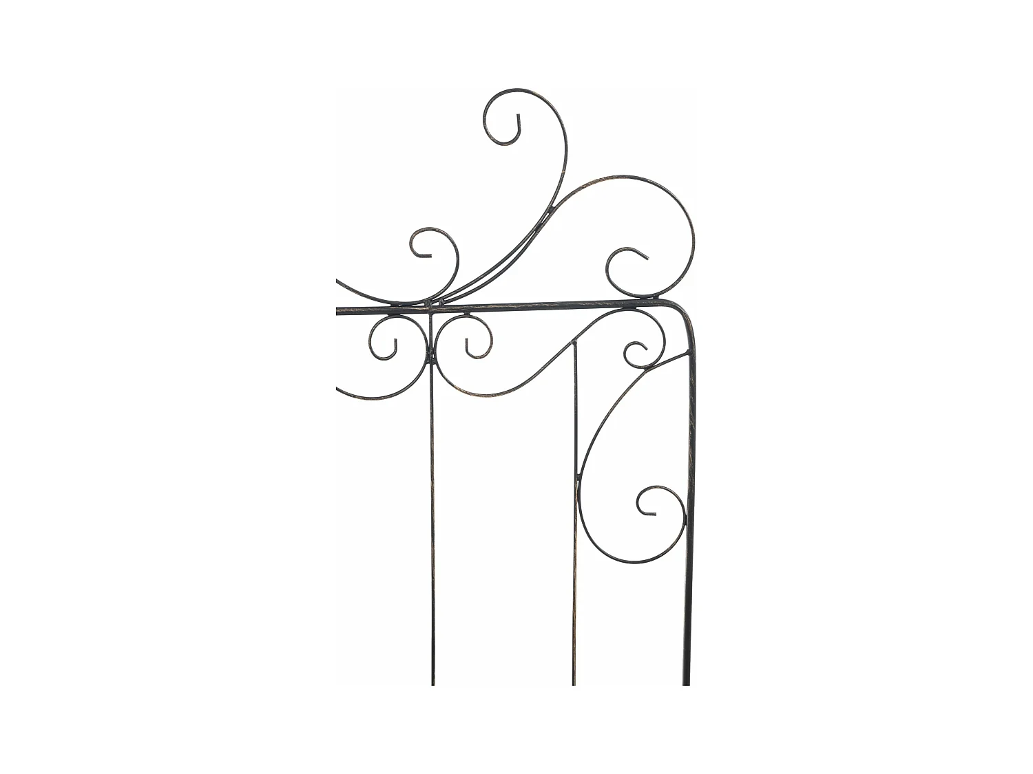 Treillis décoration de jardin métal bronze 99 x 1 x 133 cm 10_0003890