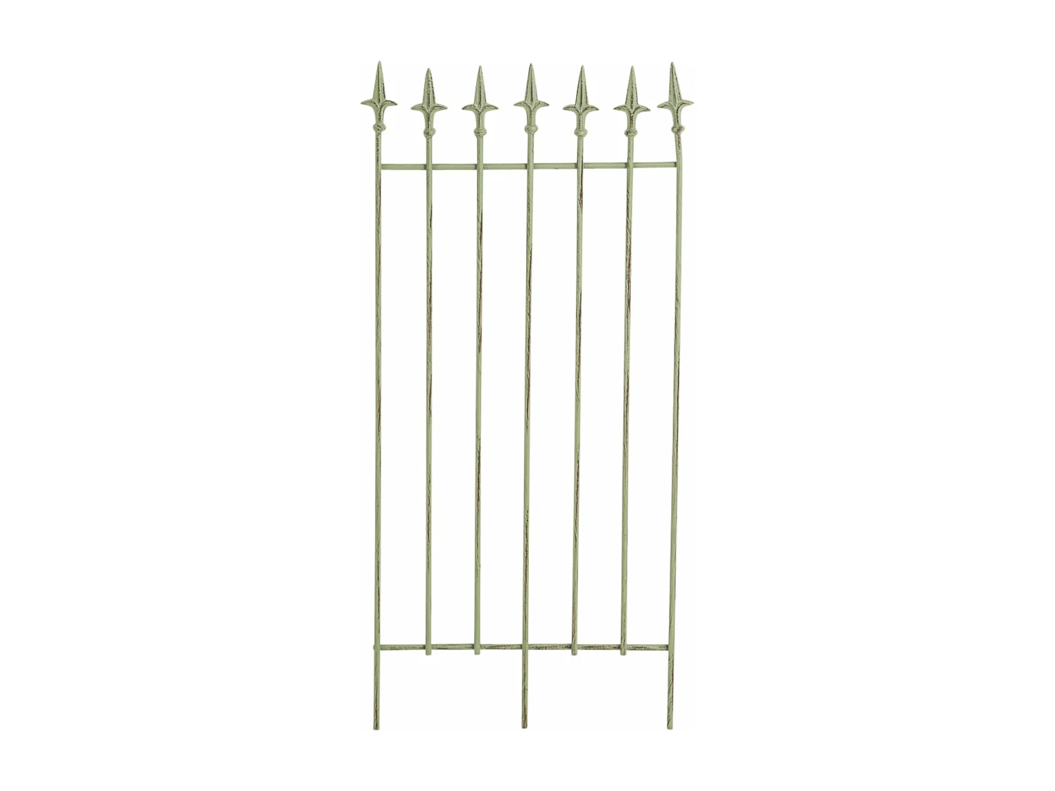 Lot de 2 treillis métal argentée 50 x 0.7 x 100 cm 10_0003834