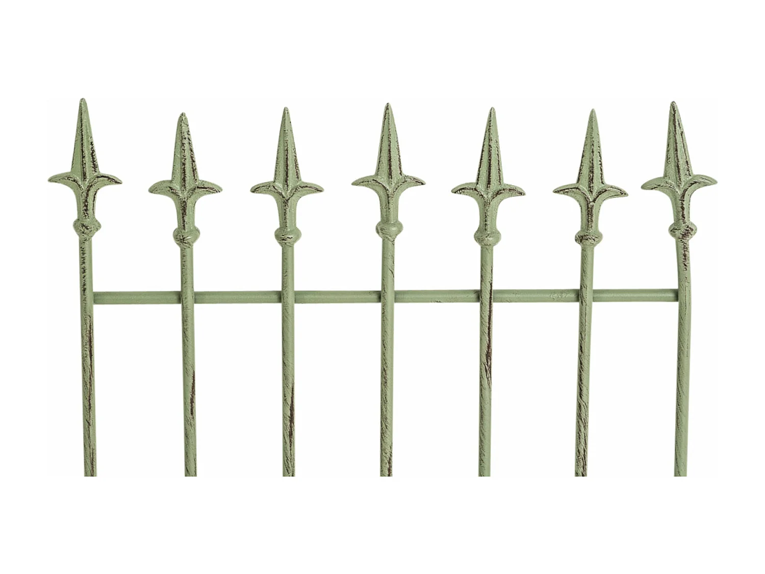 Lot de 2 treillis métal argentée 50 x 0.7 x 100 cm 10_0003834