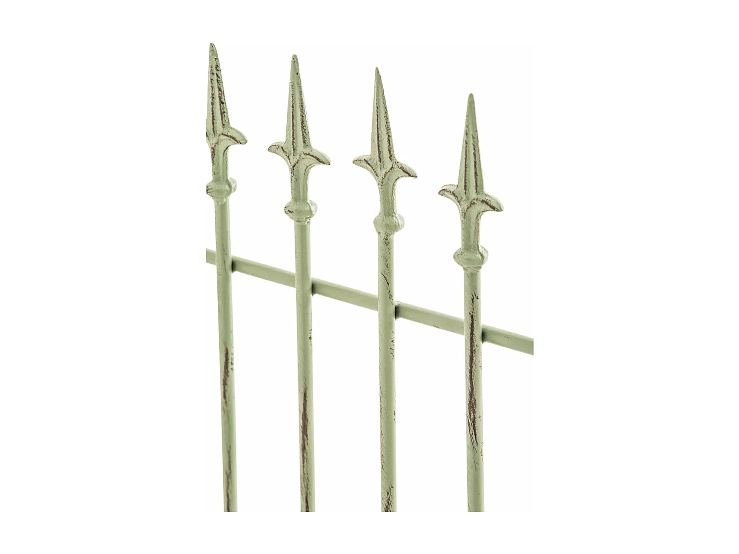 Lot de 2 treillis métal argentée 50 x 0.7 x 100 cm 10_0003834