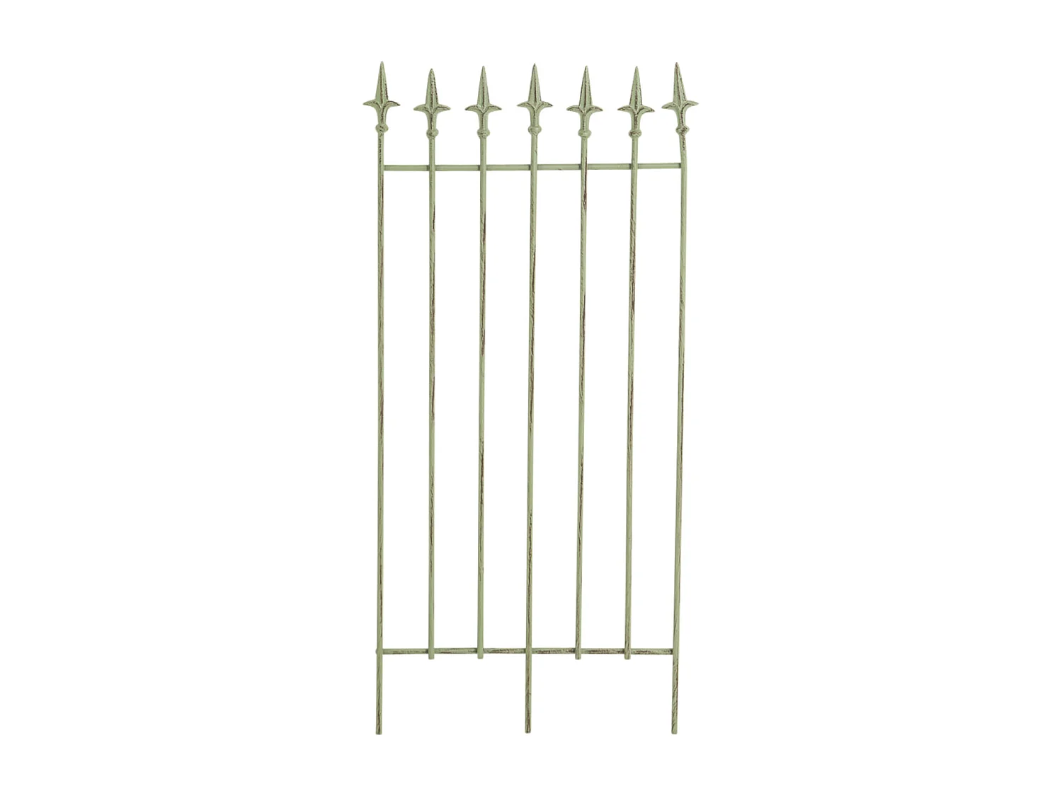 Lot de 2 treillis métal argentée 50 x 0.7 x 100 cm 10_0003834