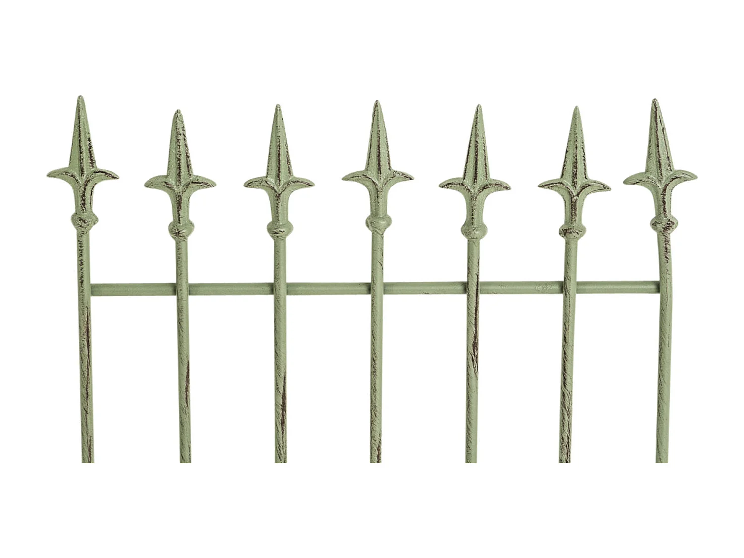 Lot de 2 treillis métal argentée 50 x 0.7 x 100 cm 10_0003834